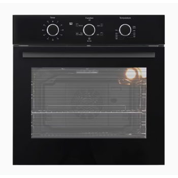 EMRENT65EN 3 60cm Black Glass Electric Fan Forced Oven 
